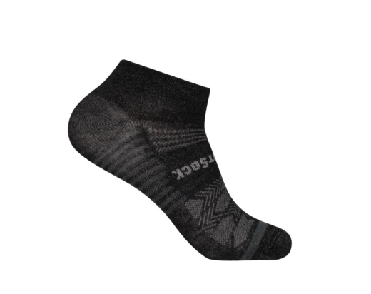 Wrightsock - Anti-Blasen-System Coolmesh II Socke quarter low cut, black/pearl, Gr. L (41,5-45)