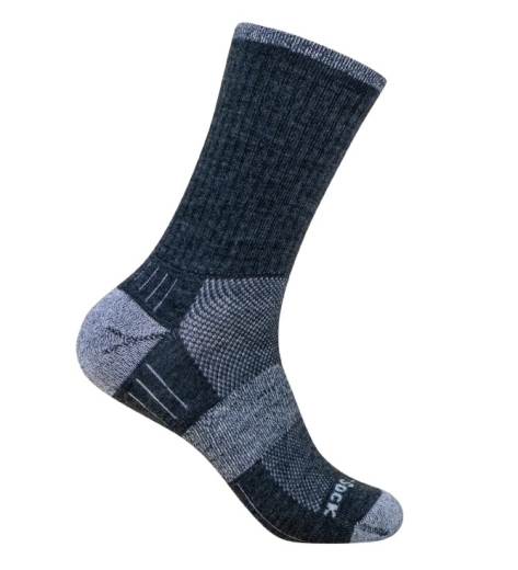 Wrightsock - Anti-Blasen-System Merino Escape Socke crew, grey smoke, Gr. XL (45,5-49)
