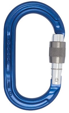 DMM - Oval Karabiner Ultra O Keylock, Screwgate, blue