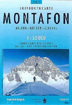 Swisstopo - Skitourenkarte Schweiz - 238S Montafon, 1:50000