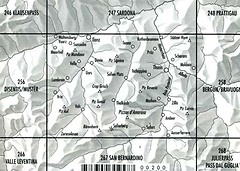 Swisstopo - Skitourenkarte Schweiz - 267S San Bernadino, 1:50000