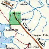 DAV Karte - 0/8 Cordillera Real Nord (Illampu), Bolivien, 1:50000