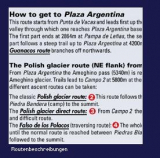 Climbing Map - Karte Cerro Aconcagua, 1:40.000