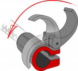 Komperdell - Trekkingstock Explorer Contour Alu Powerlock II bis 145cm, blau