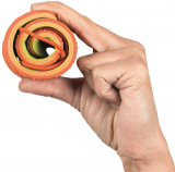 Lizard - Flip-Flops Roll Up, The Packable Sandal, green/orange, Gr. 36,0