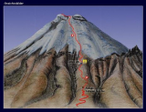 Climbing Map - Karte Cotopaxi, 1:40.000
