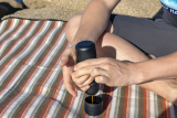 Origin Outdoors - Mini-Espresso To-Go für Pulver, schwarz