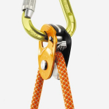 Petzl - Seilklemme / Umlenkrolle MicroTraxion, orange/black