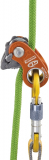Climbing Technology - Seilrolle/Seilklemme RollNLock, lobster orange/anthracite
