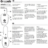 Pacsafe - RetractaSafe 250, 4-dial Retractable Cable Lock, smoke