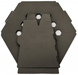 Vargo - Edelstahl Holzkocher Hexagon