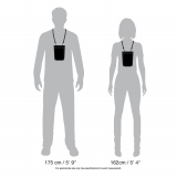 Pacsafe - Brustbeutel RFIDsafe 75 RFID-blocking Neck Pouch, grey