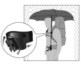 Euroschirm - Regenschirm handfrei TeleScope handsfree, black