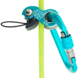 Kong - Mini Seilklemme/Bandklemme DUCK, schwarz/cyan