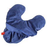 Cuddlebug - Reisekissen / Nackenkissen 2in1, blue