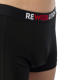 Rewoolution - Gaz Boxer Shorts Man, Next to Skin 140, black, Gr. M