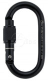 Aliens - Stahl Ovalkarabiner Total Oval Screw Keylock, 25/10/8 kN, schwarz eloxiert