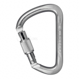 Aliens - Stahlkarabiner Aliens D Screw, 53 kN, silber