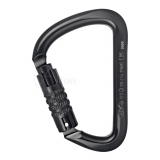 Aliens - Stahlkarabiner Aliens D Trilock, 53 kN, schwarz