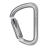 Aliens - Stahlkarabiner Aliens D Trilock, 53 kN, silber