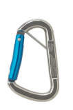 AustriAlpin - Edelstahlkarabiner asymmetrische D-Form Schnapper eloxiert, 38 kN