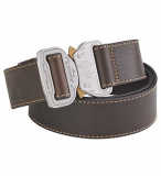 AustriAlpin - Ledergürtel Klickschnalle COBRA 38 Leather Belt, braun/poliert, 110cm, Gr. L