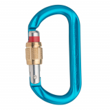 AustriAlpin - Ovalo GI Alu Schrauber Messingrolle & Gate.Red, azurblau eloxiert