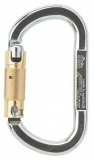 AustriAlpin - Stahlkarabiner Asymmetric Oval XL, 3-Wege Autolock, verzinkt