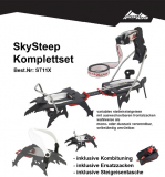 AustriAlpin - Steigeisenset SkySteep Komplett-Set, schwarz