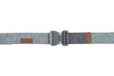 AustriAlpin - Textilgürtel Klickschnalle COBRA 38 wolf grey Textile Belt gletscher, 90-100cm, Gr. M