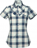 Bergans - Dalen Lady Shirt Short Sleeve, cold mint checked, Gr. S