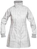 Bergans - Mandal Lady Coat, aluminium/solid dark grey checked, Gr. S