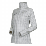 Bergans - Mandal Lady Jacket, aluminium/solid dark grey checked, Gr. M