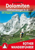 Bergverlag Rother - Wanderführer Dolomiten Höhenwege 1-3