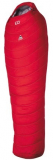 Camp - Daunenschlafsack ED 150, strawberry red/wine red, right zip