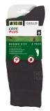 Care Plus - Mückendichte Socke Bugsox Traveller, Doppelpack, schwarz, Gr. 38-40