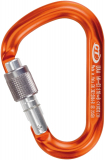 Climbing Technology - Schraubkarabiner Snappy HMS SG, orange/silber/gau eloxiert