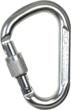 Climbing Technology - Schraubkarabiner Snappy HMS SG, silber poliert