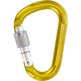 Climbing Technology - Schraubkarabiner Snappy HMS SG, senfgelb/silber/gau eloxiert