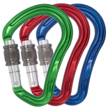 DMM - Karabiner Beam Big Boa HMS Keylock, Screwgate, 3 Pack Colour