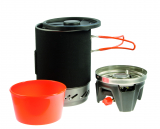 EOE - Gaskocher Scandium Cooking System, 1.600 Watt, 483g, schwarz/orange