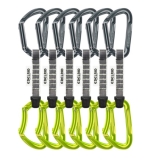 Edelrid - Express-Set Pure Set Sixpack, 10cm, slate/oasis