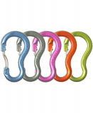 Edelrid - Zubehörkarabiner Wave, farblich sortiert