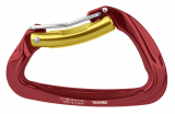 Grivel - Sicherheitskarabiner Plume Twin Gate HMS, rot eloxiert