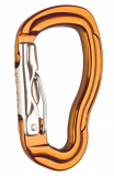 Grivel - Sicherheitskarabiner Tau Wire-Lock, orange eloxiert