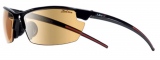 Julbo - Outdoorbrille Tracks, Zebra, schwarz glänzend/rot