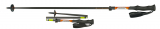 Komperdell - Trekkingstock Carbon Approach Vario 4 bis 125cm, orange/schwarz