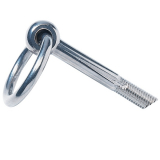 Kong - Ringklebehaken Inox M12 Condor, Ring 40 mm, Länge 103 mm, M12