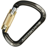 Kong - Stahlkarabiner HMS Autoblock X-Large, 50 kN, schwarz eloxiert