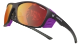 LePirate - Gletscherbrille/Sonnenbrille Fitz Roy 3 Kategorie 3, matt schwarz/lila
